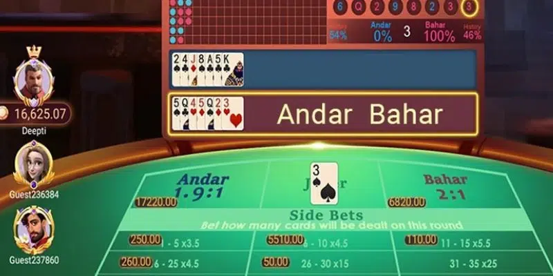 Quy tắc chơi Andar Bahar cơ bản